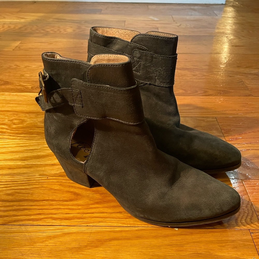 Free People Peek-A-Boo Booties